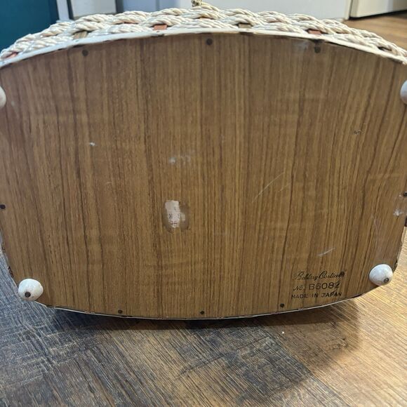 Vintage 1970s Belding Corticelli Sewing Basket Peter Max Style Print - Picture 10 of 13